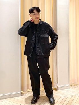 「デニム」｜adam_yamashitaさん（メンズ・169cm・30代）の冬コーディネート