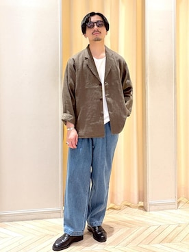 「アイテム（ジャケット/アウター）」を使った、adam_yamashitaさん（メンズ・169cm・30代）の夏コーディネート