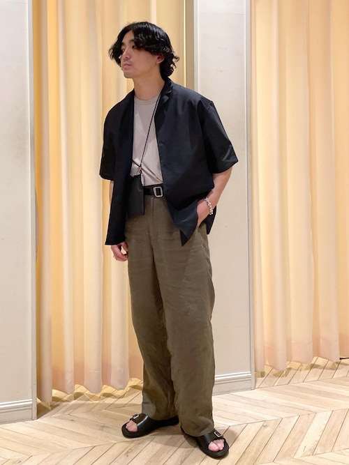 《新色追加》【Albini/アルビニ】オーガニック ポンチ オーバーサイズ ノースリーブ Tシャツ