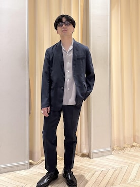 「ADAM ET ROPE'（アダムエロペ）のアイテム（セットアップ）」を使った、adam_yamashitaさん（メンズ・169cm）の春コーディネート