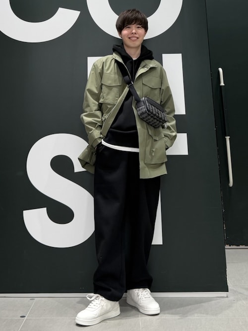 LACOSTE イオンレイクタウン店sakataさんのミリタリージャケットを使っ 