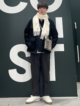 「LACOSTE（ラコステ）のアイテム（ブルゾン）」を使った、sakataさん（メンズ・169cm）の春コーディネート