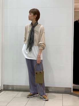 「ハシバミ」｜キノモトさん（レディース・167cm）の夏コーディネート