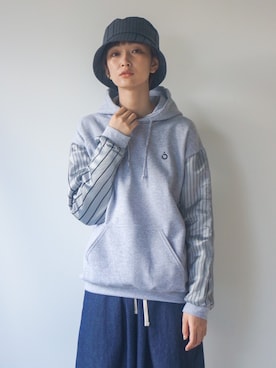 「PAN（パン）のアイテム」を使った、キノモトさん（レディース・167cm）の秋コーディネート