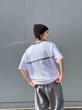 「BlackEyePatch（ブラックアイパッチ）のアイテム」を使った、キノモトさん（レディース・167cm）の春コーディネート