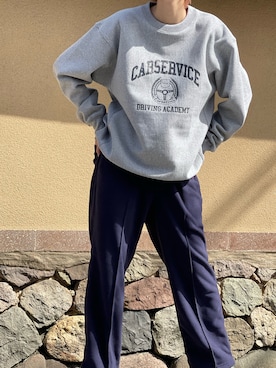 「e.sen（イーセン）のアイテム」を使った、キノモトさん（レディース・167cm）の秋コーディネート