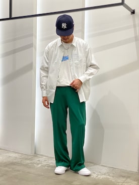 「THOMAS MASON（トーマス メイソン）のアイテム」を使った、AKIHIROさん（メンズ・178cm）の夏コーディネート