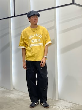「URBAN RESEARCH（アーバンリサーチ）のアイテム（チノパンツ）」を使った、AKIHIROさん（メンズ・178cm）の夏コーディネート