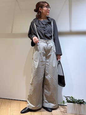 「Rouge vif（ルージュヴィフ）のアイテム」を使った、ひかりさん（レディース・162cm）の春コーディネート