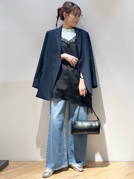 「YAHKI（ヤーキ）のアイテム」を使った、ひかりさん（レディース・162cm）の春コーディネート