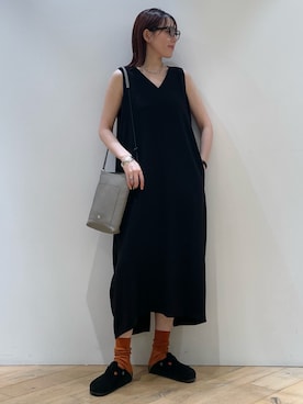 「迷彩パンツ」｜ひかりさん（レディース・162cm）の夏コーディネート