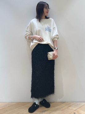 「アイテム（タンクトップ）」を使った、ひかりさん（レディース・162cm）の秋コーディネート