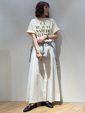 「Rouge vif（ルージュヴィフ）のアイテム」を使った、ひかりさん（レディース・162cm）の春コーディネート