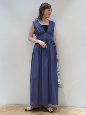 「Rouge vif（ルージュヴィフ）のアイテム」を使った、ひかりさん（レディース・162cm）の夏コーディネート