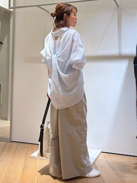 「Rouge vif（ルージュヴィフ）のアイテム」を使った、ひかりさん（レディース・162cm）の春コーディネート