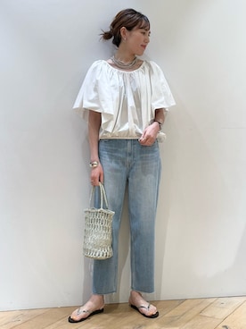 「RED CARD TOKYO（レッドカード）のアイテム」を使った、ひかりさん（レディース・162cm）の夏コーディネート