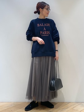 「スウェットコーデ」｜ひかりさん（レディース・162cm）の秋コーディネート