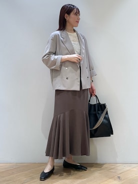 「アイテム（ジャケット/アウター）」を使った、ひかりさん（レディース・162cm）の夏コーディネート