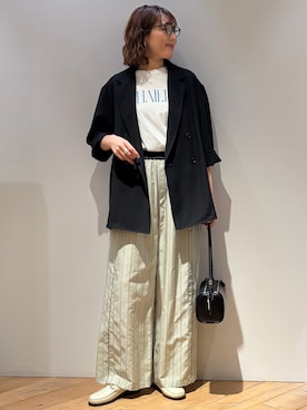 「MICA&DEAL（マイカ＆ディール）のアイテム」を使った、ひかりさん（レディース・162cm）の春コーディネート