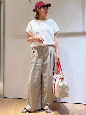 「ABAHOUSE（アバハウス）のアイテム」を使った、ひかりさん（レディース・162cm）の春コーディネート