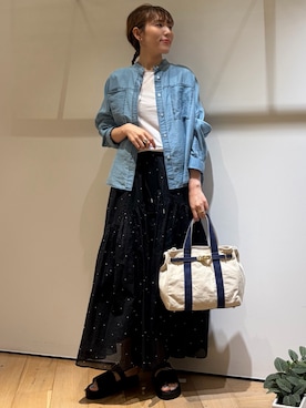 「ABAHOUSE（アバハウス）のアイテム」を使った、ひかりさん（レディース・162cm）の夏コーディネート