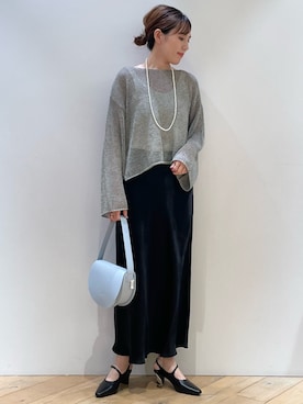「Rouge vif（ルージュヴィフ）のアイテム（アクセサリー）」を使った、ひかりさん（骨格ストレート・レディース・162cm）の夏コーディネート