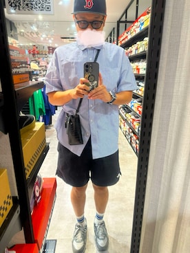 「アイテム（帽子）」を使った、yyyさん（メンズ・172cm・30代）の夏コーディネート