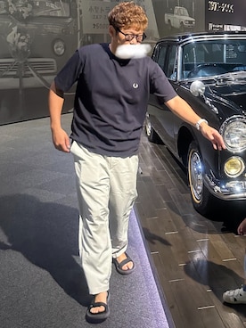 「FRED PERRY（フレッドペリー）のアイテム」を使った、yyyさん（メンズ・172cm・30代）の秋コーディネート