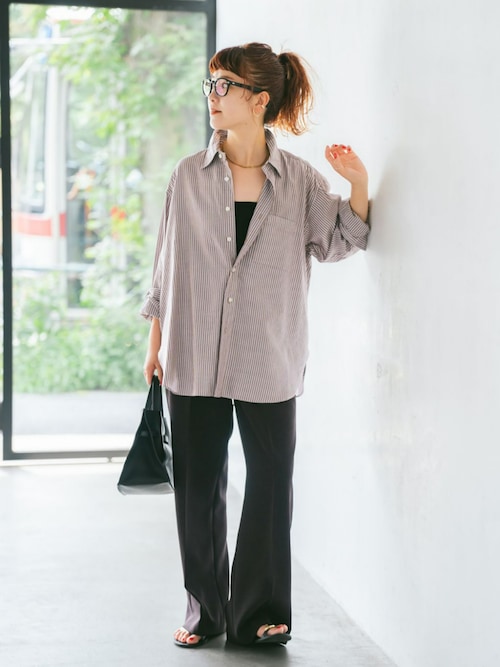 スピックアンドスパン　シャツ 追加》オックススタンダードシャツ（シャツ/ブラウス）｜Spick