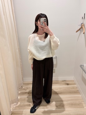 ななさん（レディース・155cm）の冬コーディネート