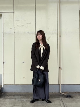 「RODE SKO（ロデスコ）のアイテム」を使った、ななさん（レディース・155cm）の秋コーディネート