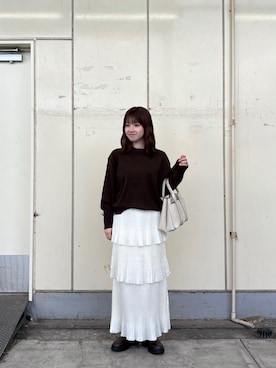 「SENSEOFPLACE」｜ななさん（レディース・155cm）の秋コーディネート