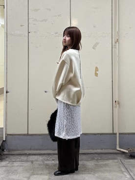 ななさん（レディース・155cm）の冬コーディネート