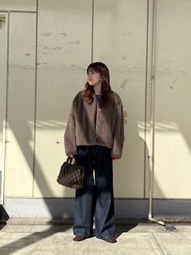 「RODE SKO（ロデスコ）のアイテム」を使った、ななさん（レディース・155cm）の秋コーディネート