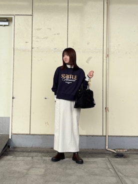「SENSE OF PLACE by URBAN RESEARCH（センスオブプレイスバイアーバンリサーチ）のアイテム」を使った、ななさん（レディース・155cm）の秋コーディネート