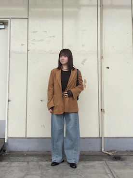 「キャメル」｜ななさん（レディース・155cm）の秋コーディネート