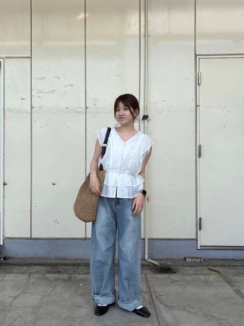 セール】フリルフレンチブラウス（シャツ/ブラウス）｜SENSE OF PLACE