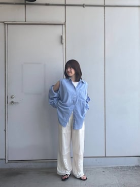「やや暑い」｜aim7さん（レディース・155cm）の夏コーディネート
