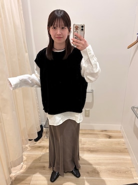 ななさん(レディース・155cm)の冬コーディネート