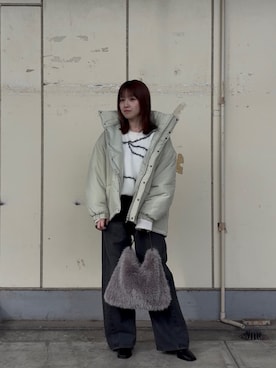 「RODE SKO（ロデスコ）のアイテム」を使った、ななさん（レディース・155cm）の秋コーディネート