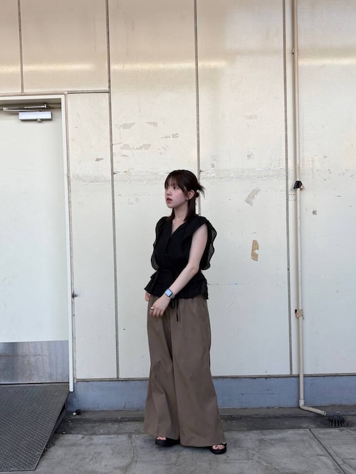 セール】フリルフレンチブラウス（シャツ/ブラウス）｜SENSE OF