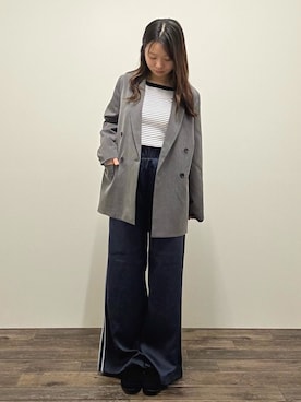 「イチ推しジャケットスタイル」｜さきさん（レディース・158cm）の秋コーディネート