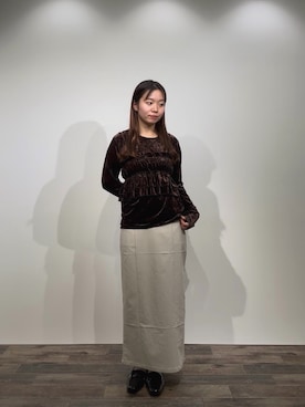 さきさん（レディース・158cm）の冬コーディネート