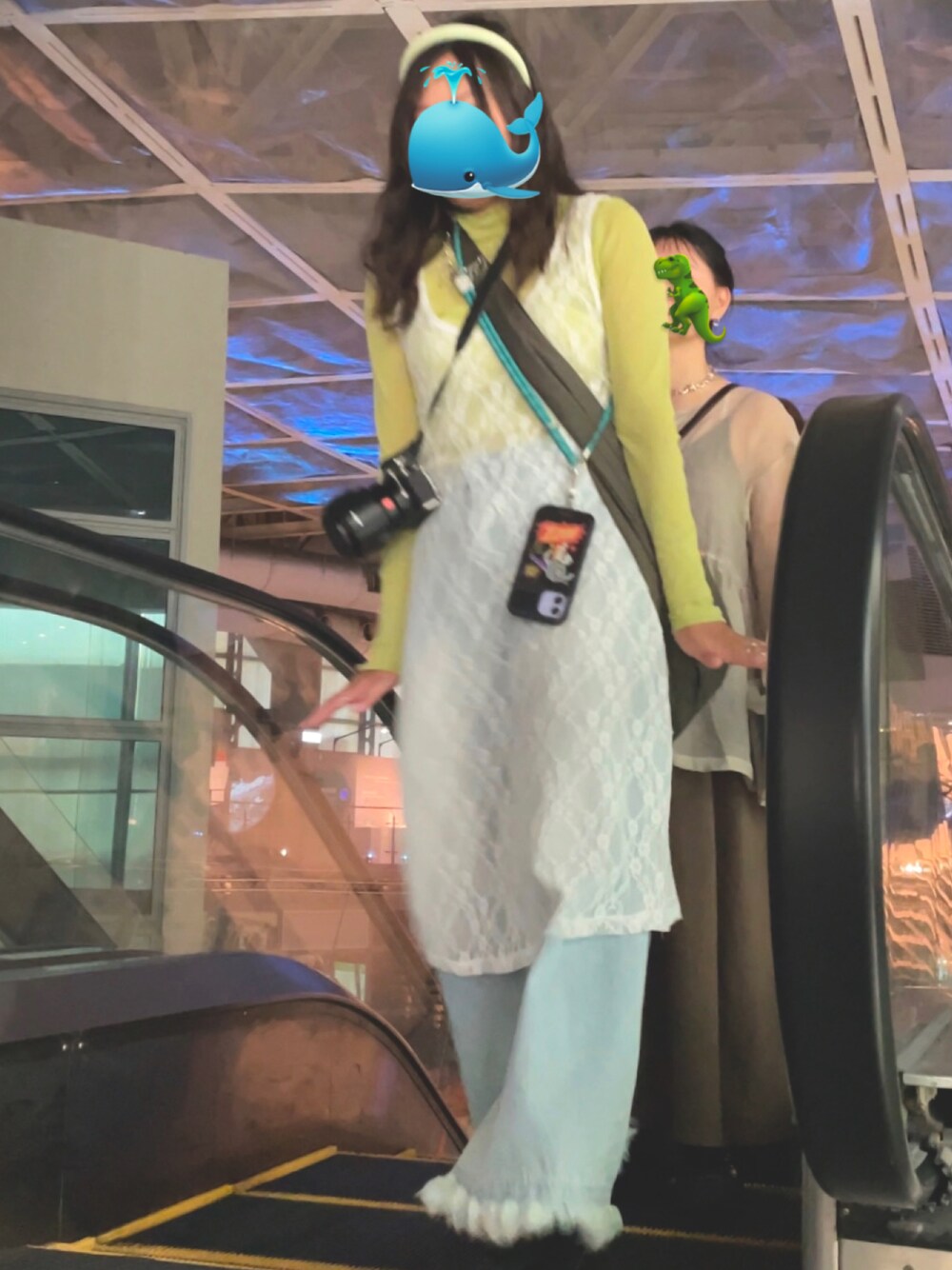 「FUJIFILMのアイテム（カメラ/カメラグッズ、ブラック系）」を使った、nicoさん（レディース・162cm）の夏コーディネートの1枚目の写真