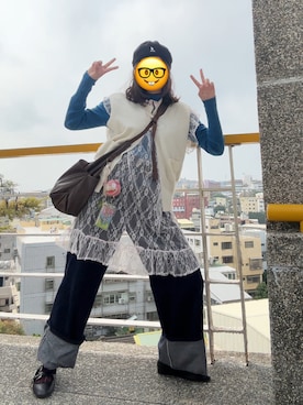 「SVEC（シュベック）のアイテム」を使った、nicoさん（レディース・162cm）の冬コーディネート