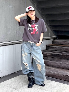 浜口彩奈さん(レディース・158cm)の夏コーディネート