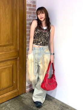 浜口彩奈さん(レディース・158cm)の春コーディネート