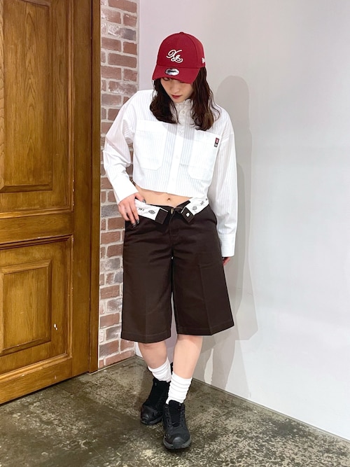 FACE CROPPED L/S SHIRT（シャツ/ブラウス）｜X-girl（エックスガール
