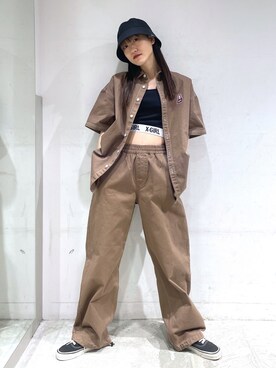 浜口彩奈さん（レディース・158cm）の春コーディネート