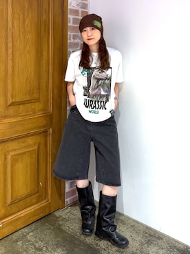 浜口彩奈さん(レディース・158cm)の春コーディネート